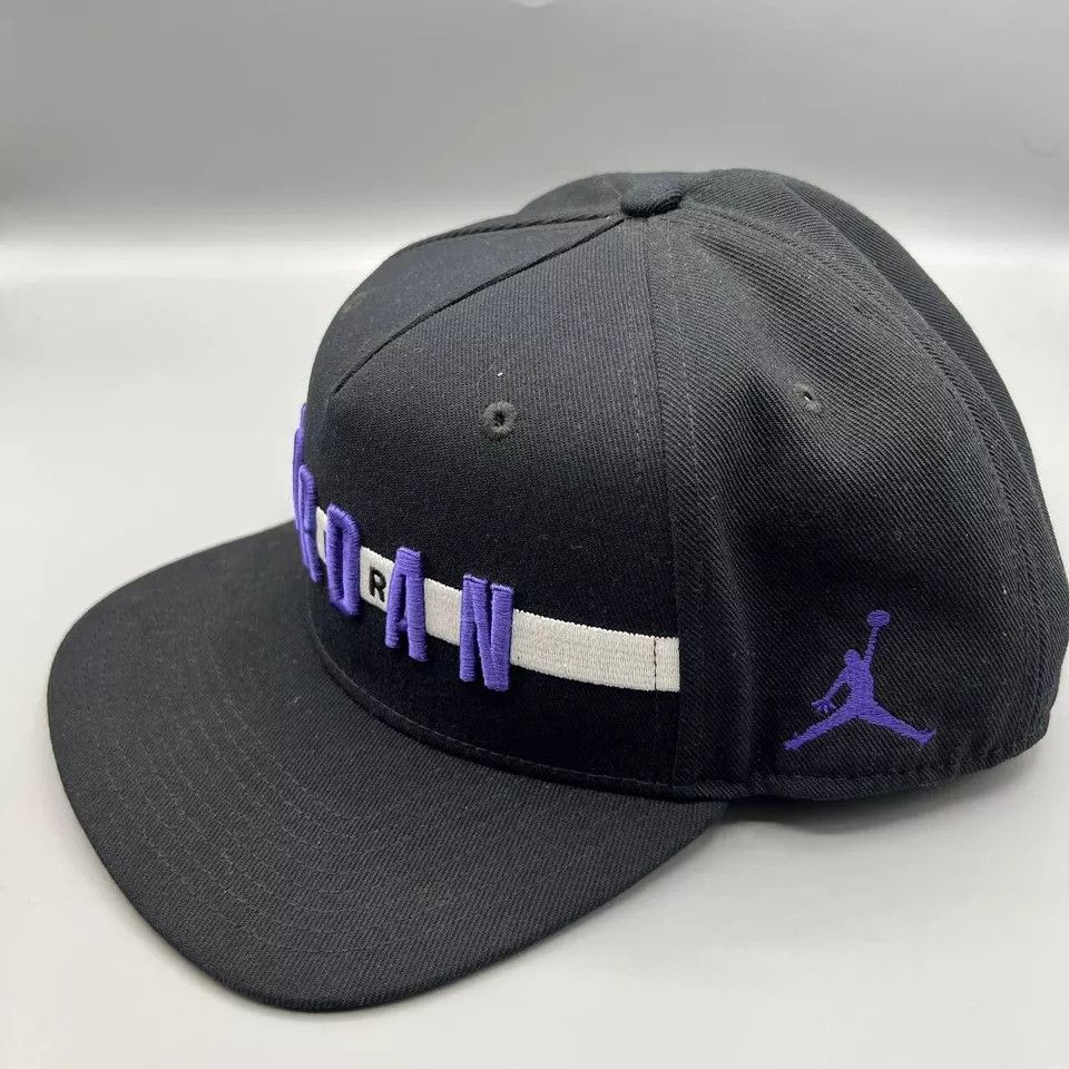 Jordan Brand Air Jordan Hat Men Embroidered Logo Jumpman Snap Back Cap Size ONE SIZE - 2 Thumbnail
