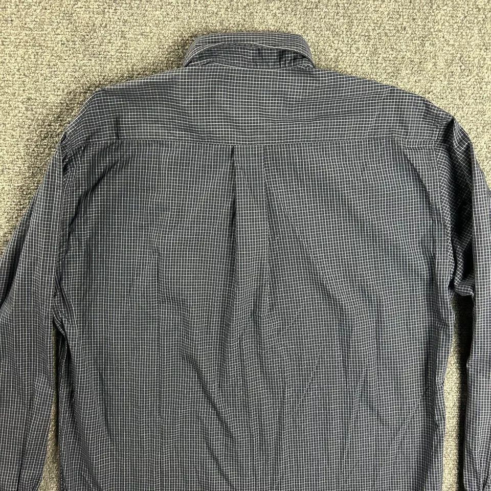 Other Brooks Sport Shirt Mens Small Blue Grid Check Cotton Size US S / EU 44-46 / 1 - 4 Thumbnail