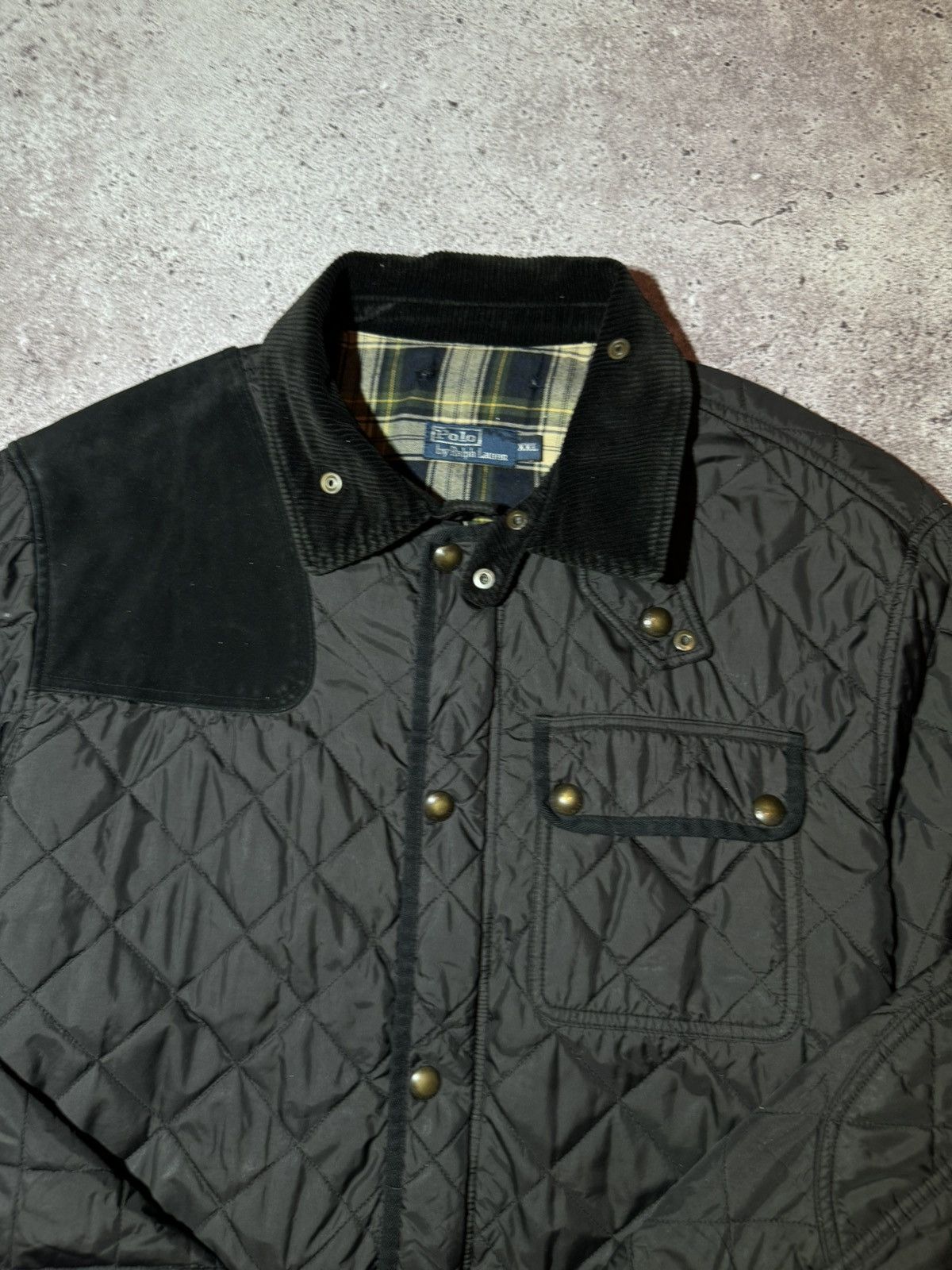 Polo Ralph Lauren × Ralph Lauren × Vintage Polo Ralph Lauren Vntg Jacket Quilted Hunting Shooting Coat Size US XXL / EU 58 / 5 - 2 Thumbnail