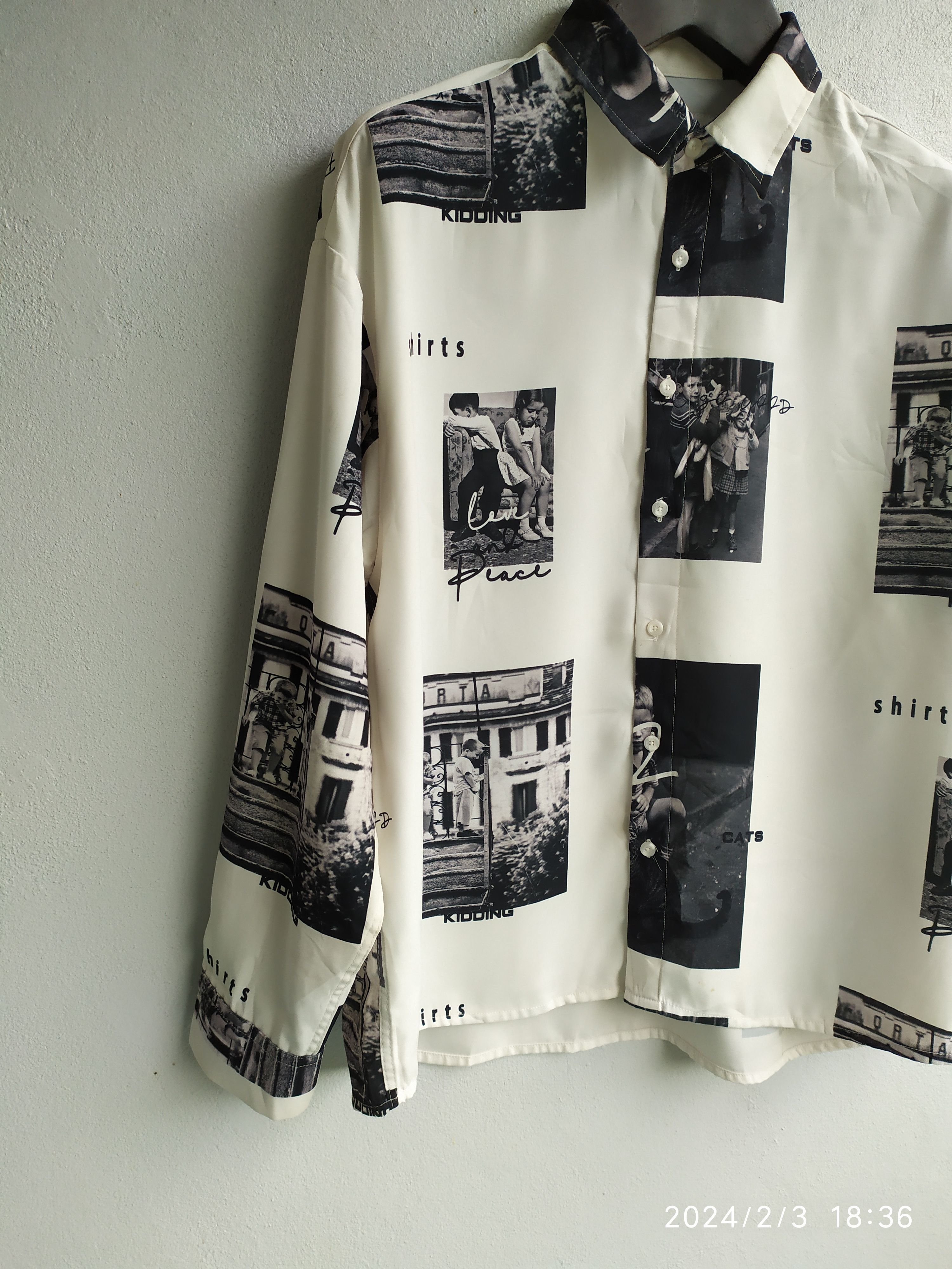 20471120 × Beauty Beast × Japanese Brand ATTENTION 328099 SLEEVE SHIRT Size US L / EU 52-54 / 3 - 12 Thumbnail