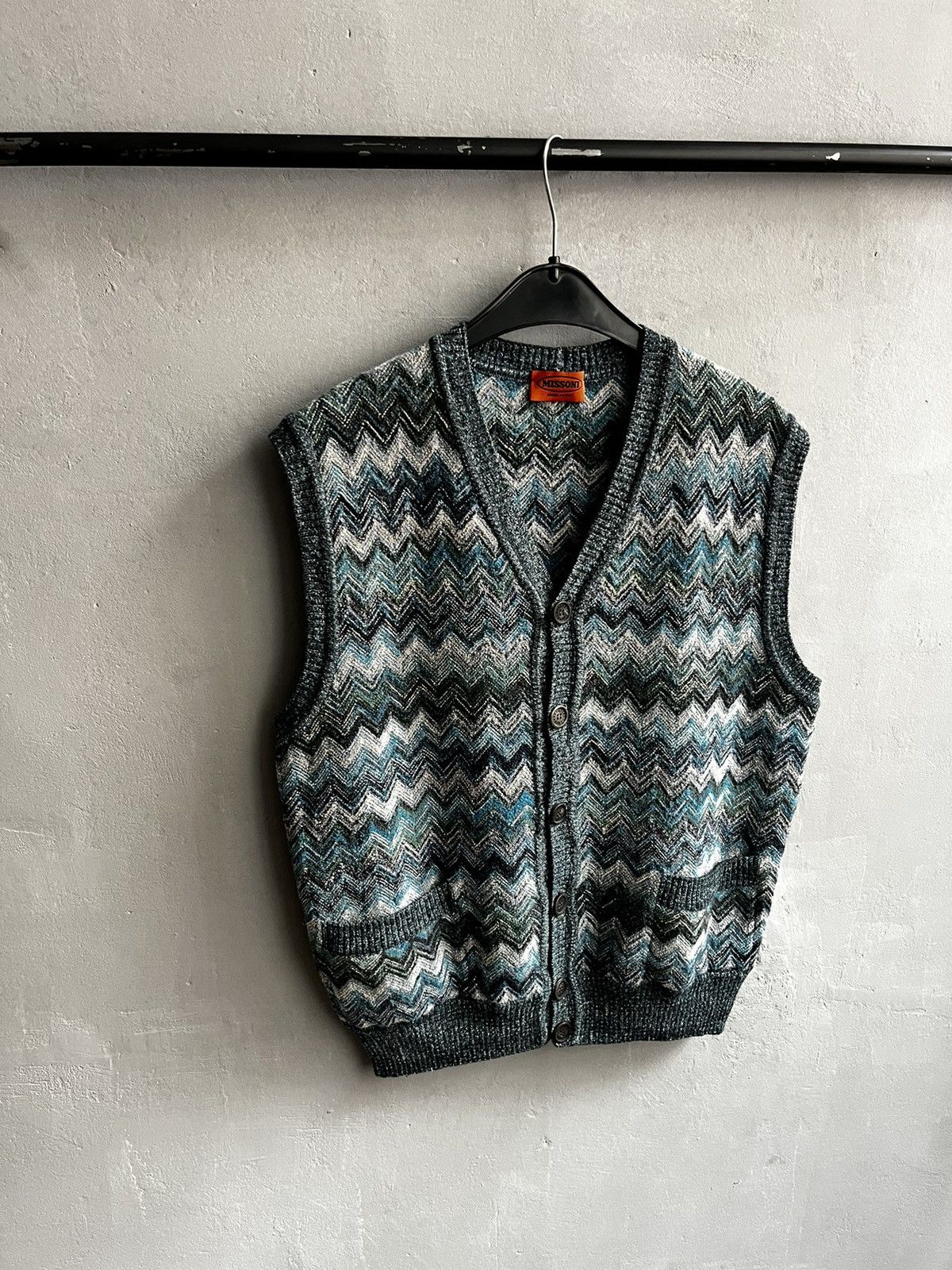 Missoni × Vintage Vintage Example By Missoni Wool Vest Size US M / EU 48-50 / 2 - 4 Thumbnail