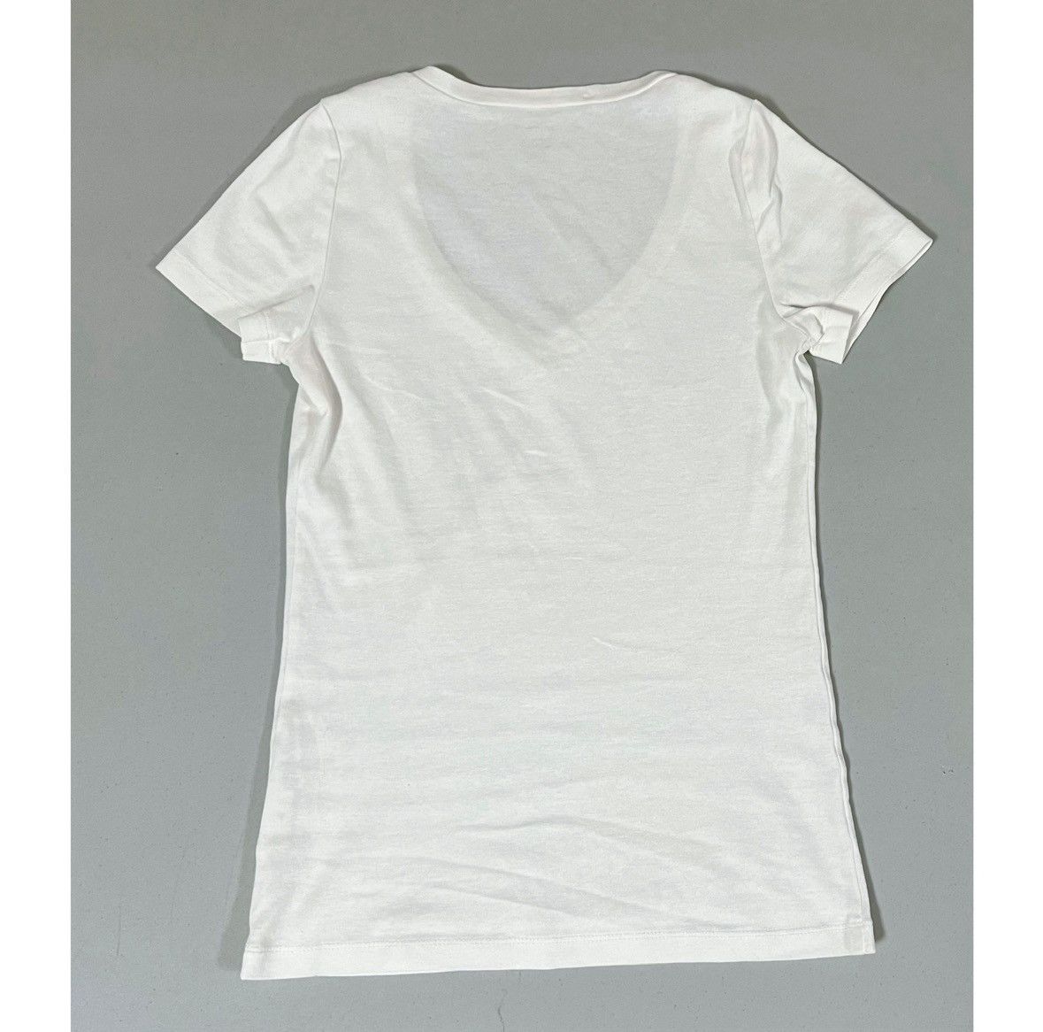J.Crew J. Crew White V-Neck Short Sleeve Tee T-Shirt Top Size S 🤍 Size S / US 4 / IT 40 - 3 Thumbnail