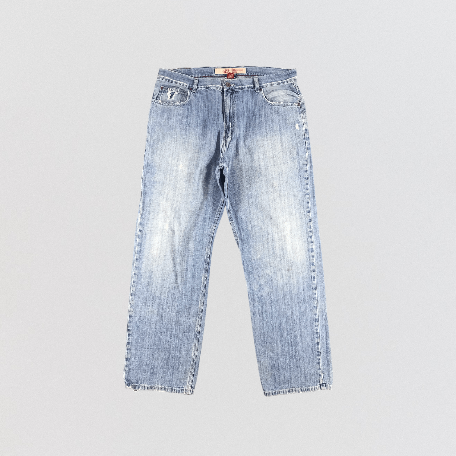 Chaps × Vintage Vintage Light Wash Chaps Jeans-JM1833 Size US 38 / EU 54 - 1 Thumbnail