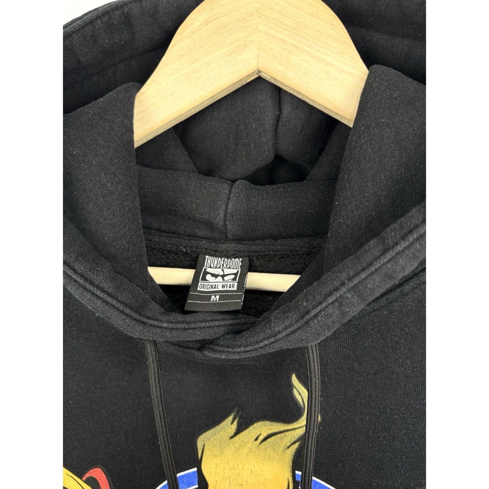 Vintage VINTAGE Thunderdome Hoodie M Black 1992 Gabber Techno Y2K Size US M / EU 48-50 / 2 - 6 Thumbnail
