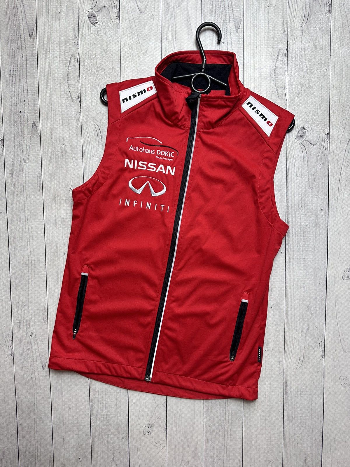 Vintage Vintage Nissan Infinity racing vest size Xs Red logo Size US XS / EU 42 / 0 - 1 Thumbnail