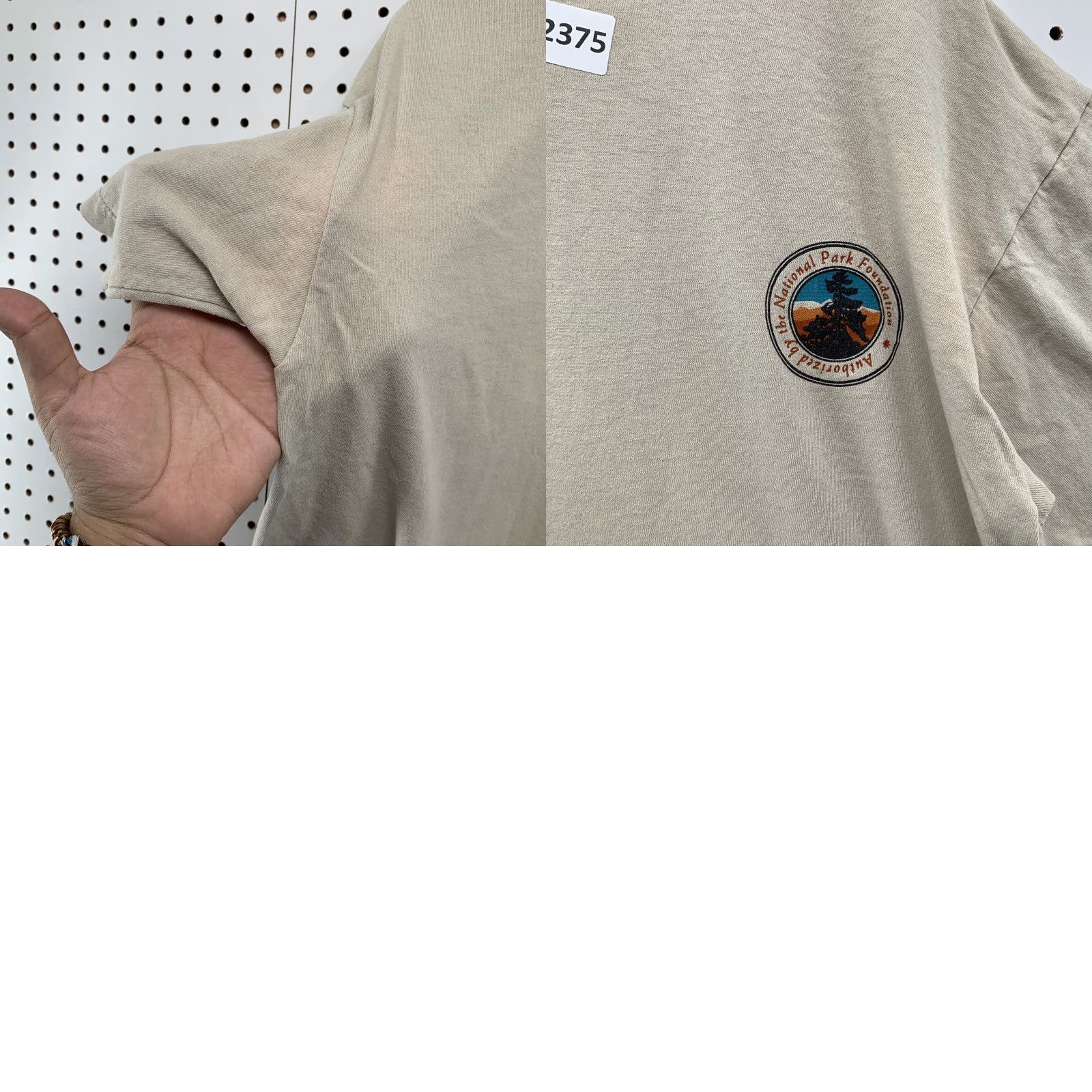 Jansport VINTAGE National Park Foundation T-Shirt Mens Large Beige Preserve Our Parks Size US L / EU 52-54 / 3 - 8 Thumbnail