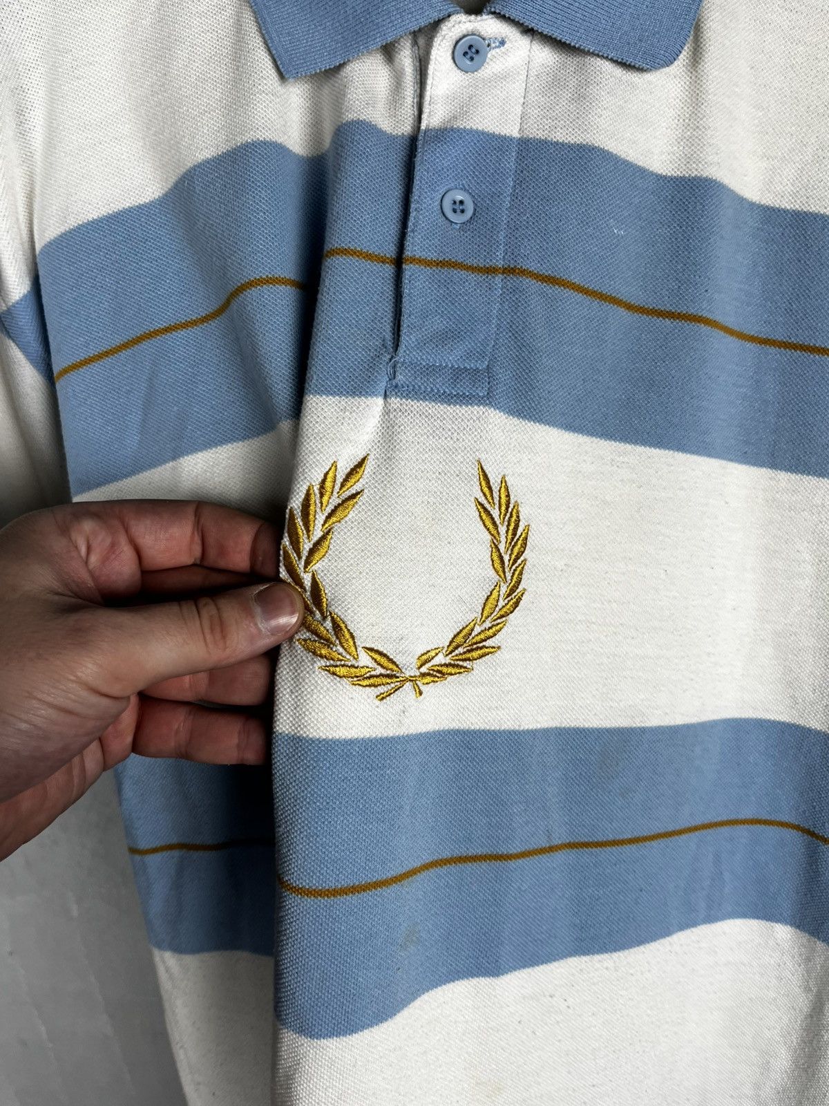 Fred Perry Fred perry big logo polo shirt vintage size XL Size US XL / EU 56 / 4 - 7 Thumbnail
