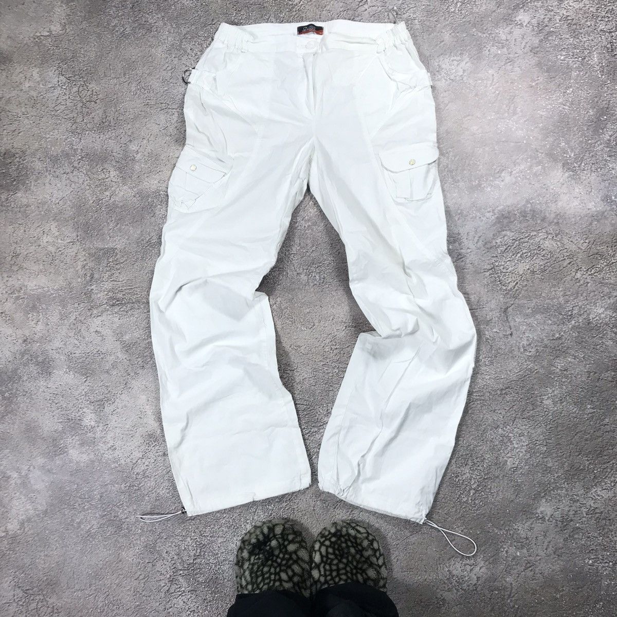 Vintage Vintage Y2K Baggy Flared Parachute Pants Streetwear Faded 28 Size 28" / US 6 / IT 42 - 2 Thumbnail