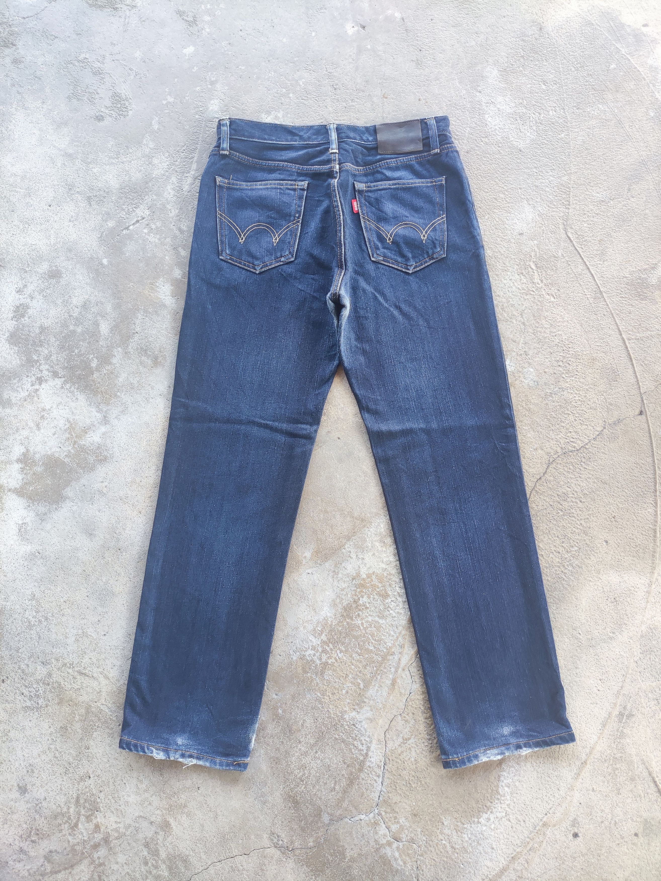 Edwin Vintage Edwin Brand Ripped Faded Denim Pants Size US 30 / EU 46 - 9 Thumbnail