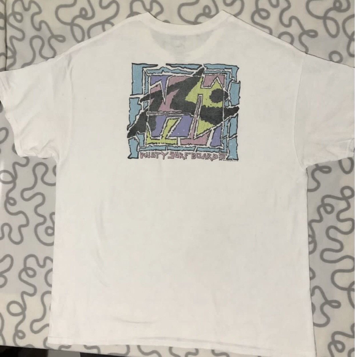 Rusty × Think Skateboards Rusty Surfboard tee Size US XL / EU 56 / 4 - 5 Thumbnail