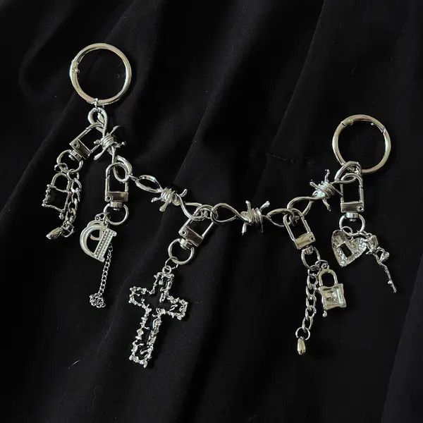 Jewelry Punk Motorcycle Keychain – Pendant Chain, Unisex Size ONE SIZE - 3 Thumbnail