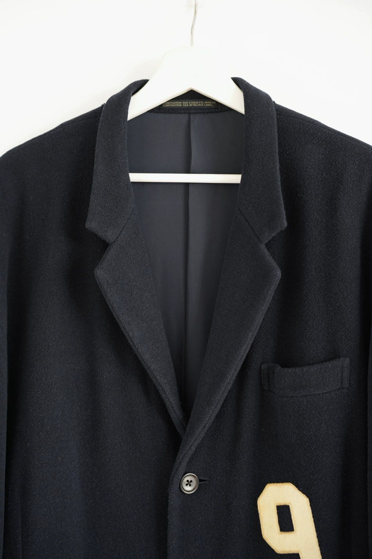 Yohji Yamamoto Yohji Yamamoto 87AW Pour Homme Wool No.9 Blazer Size US M / EU 48-50 / 2 - 5 Thumbnail