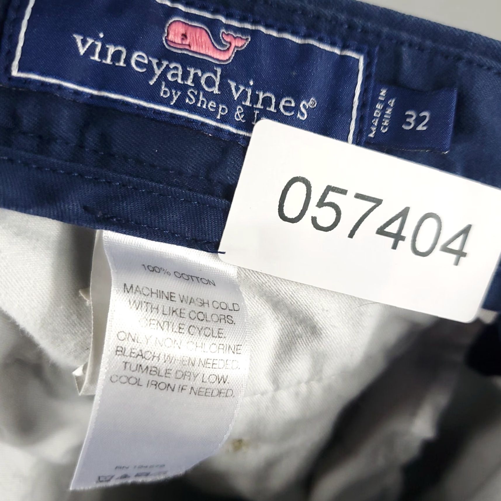 Vineyard Vines VINTAGE Vineyard Vines Shorts Mens Size 32 Blue Cotton Casual Flat Front Chino Preppy Size US 32 / EU 48 - 8 Thumbnail