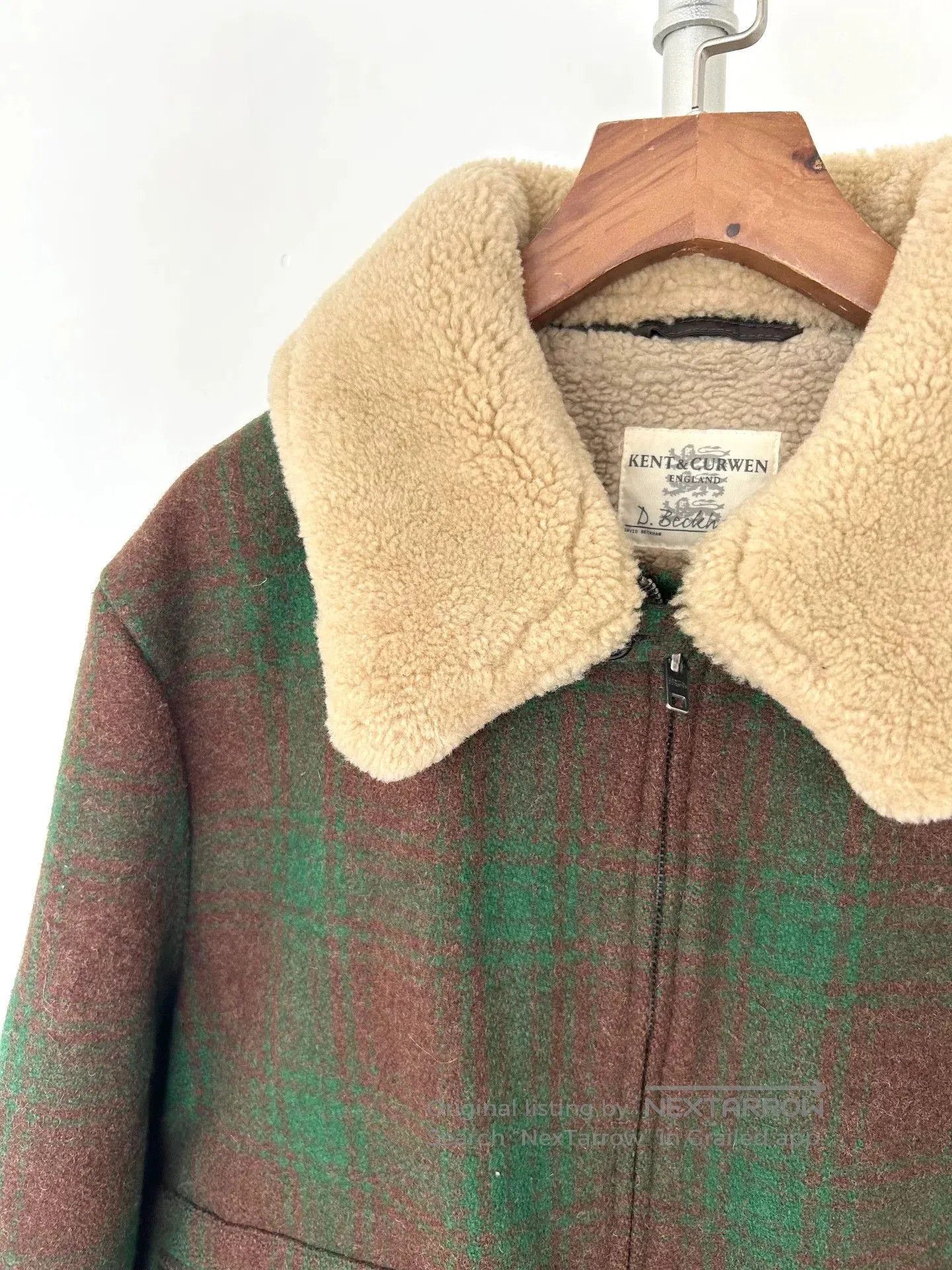 Kent & Curwen Kent Curwen Wool Plaid Coat. Size US M / EU 48-50 / 2 - 2 Thumbnail