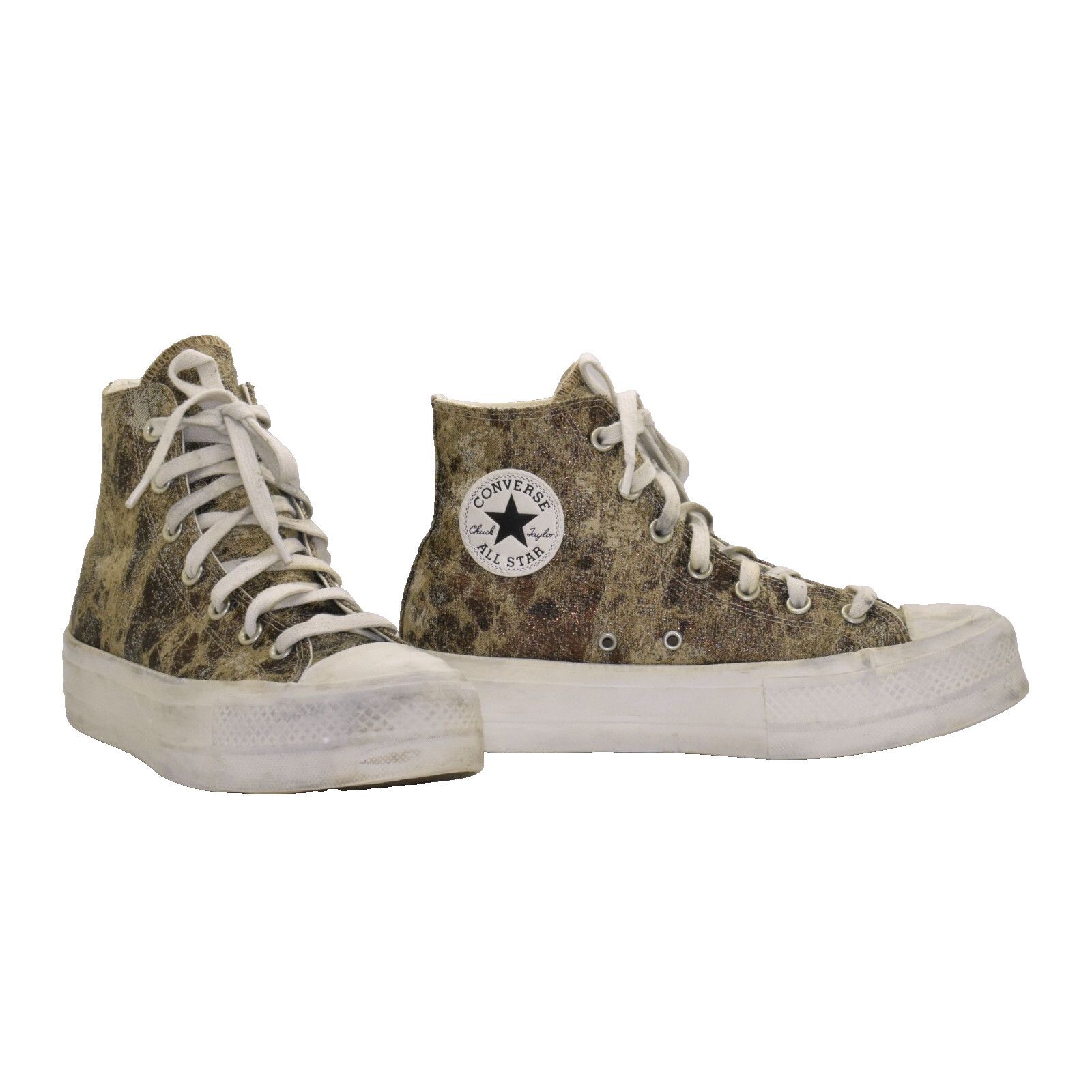 Converse CONVERSE CHUCK TAYLOR Bronze Stas Lift HiTop Sneakers Sz 8.5 Size US 8.5 / IT 38.5 - 1 Thumbnail