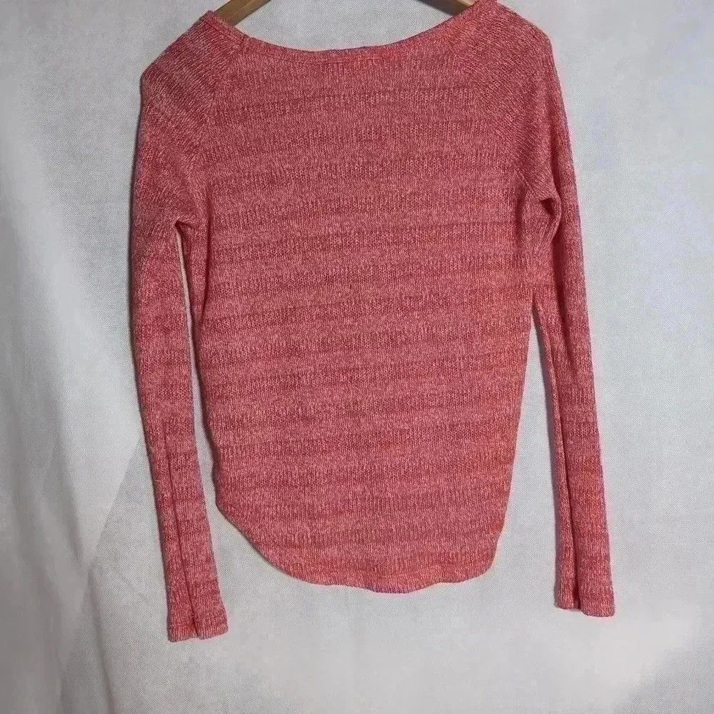 Aeropostale Aeropostale Pink Sweater Scoop Neck Striped sz XS Size XS / US 0-2 / IT 36-38 - 3 Thumbnail