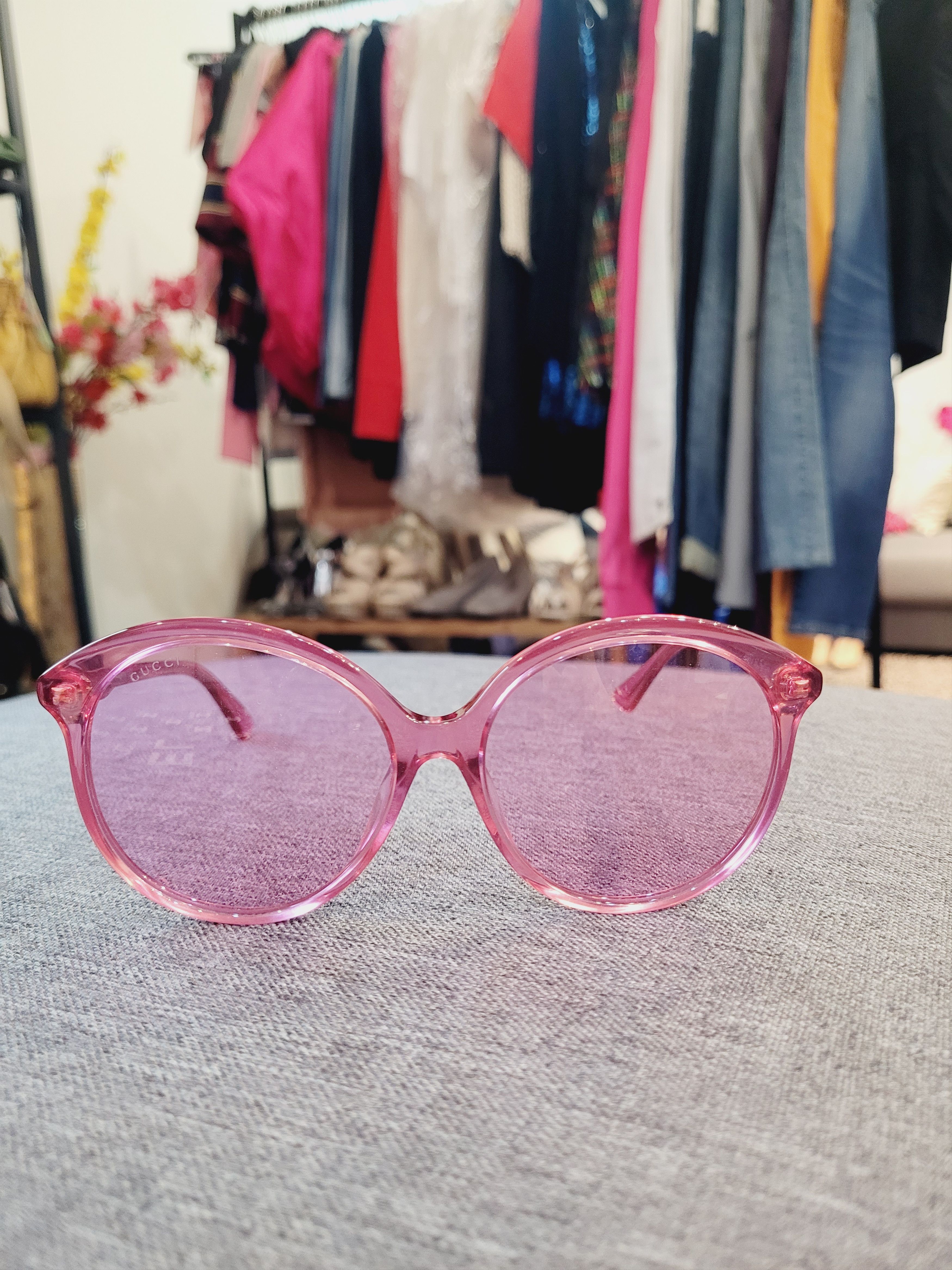 Gucci Gucci Acetate GG0257SA Unisex Oversize Sunglasses Size ONE SIZE - 9 Thumbnail