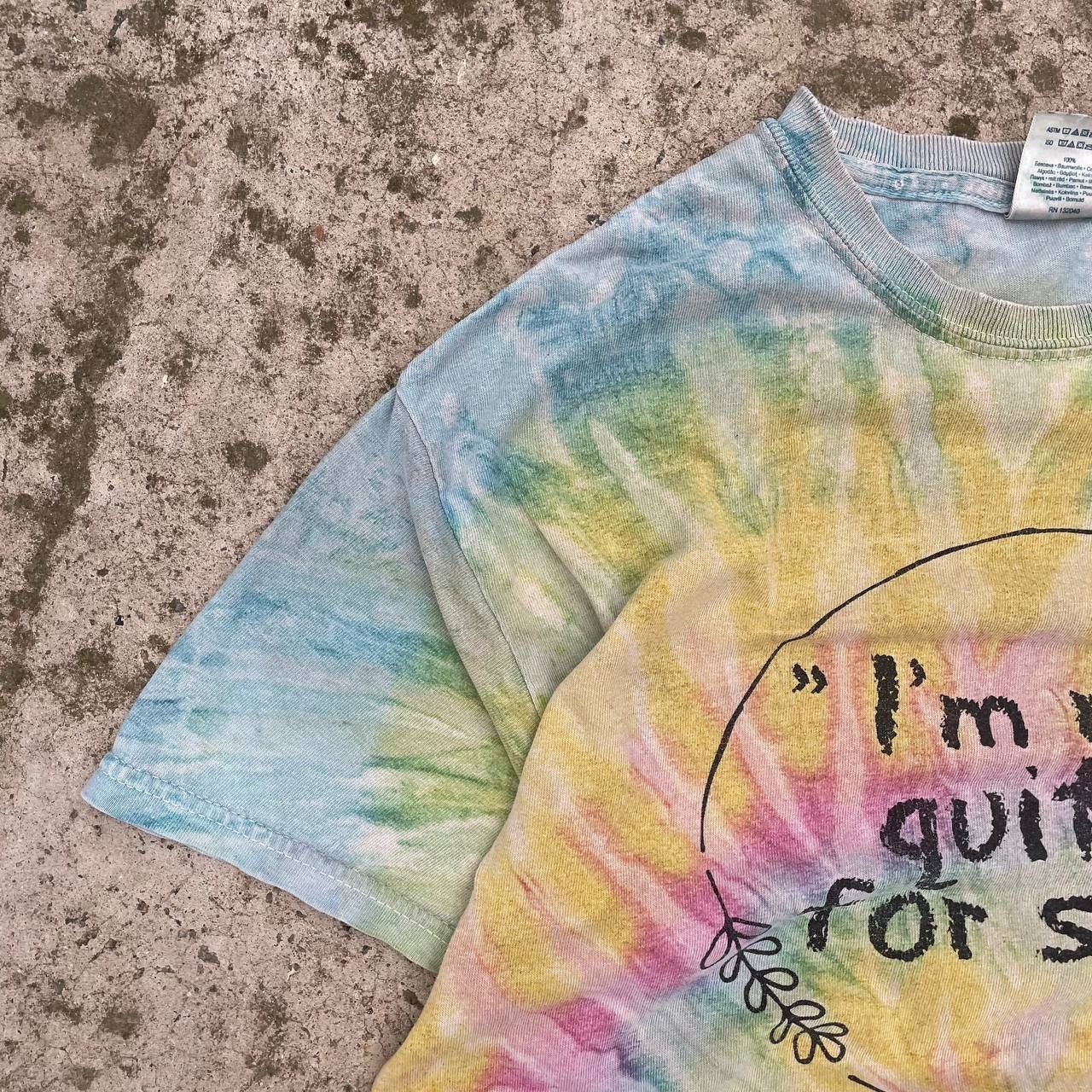 The Tie Bar Vintage Adult I’m Not Quite For Sure T-shirts Tie Dye Size US M / EU 48-50 / 2 - 5 Thumbnail