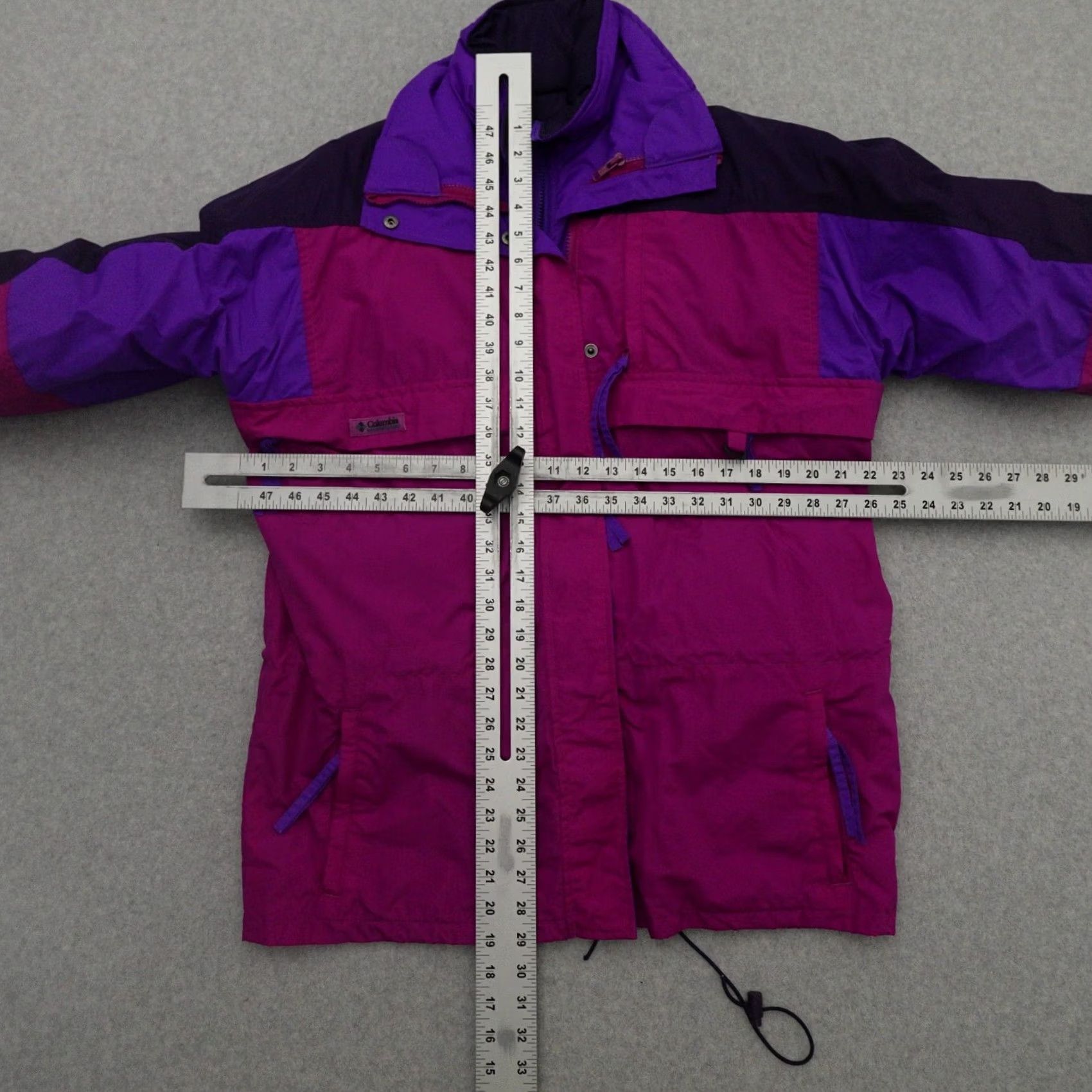 Vintage VINTAGE Columbia Jacket 3-in-1 Winter Purple L (22X29) Women 90s 90s Theme Measurements in Pictures Size L / US 10 / IT 46 - 2 Thumbnail