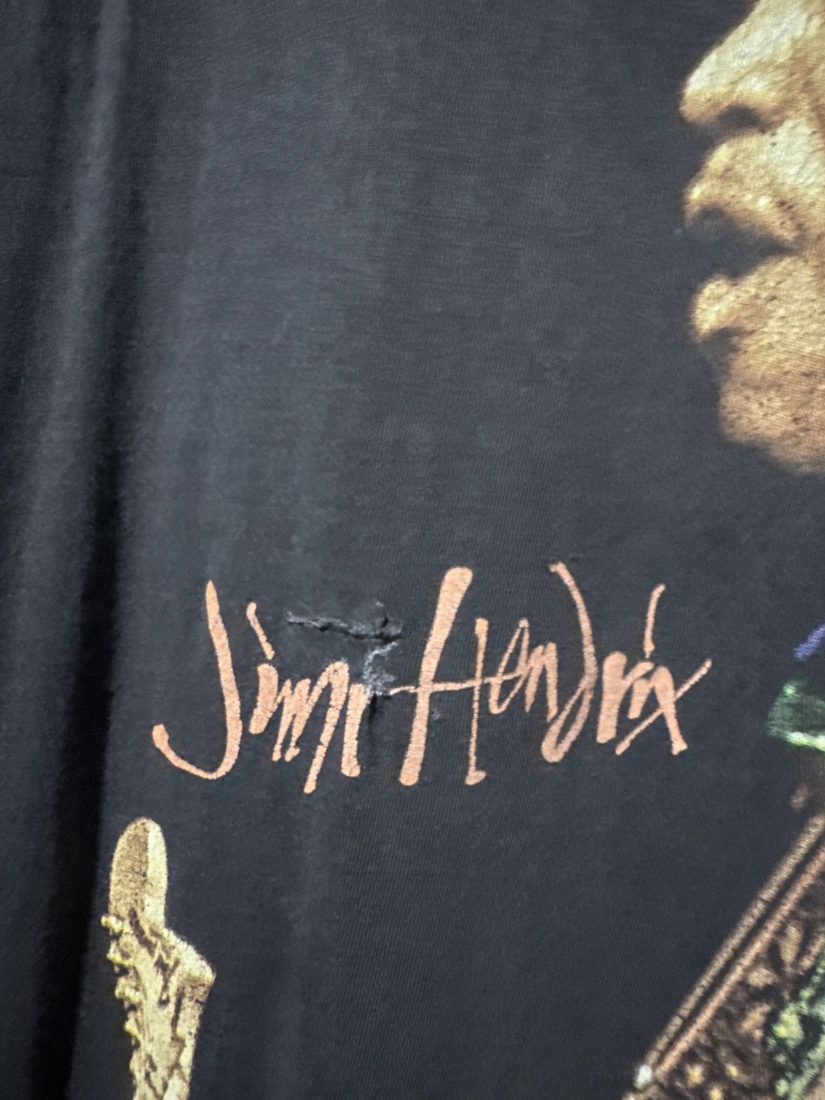 Band Tees Vintage 1995 Jimi Hendrix The Foundation (Winterland) Size US L / EU 52-54 / 3 - 3 Thumbnail