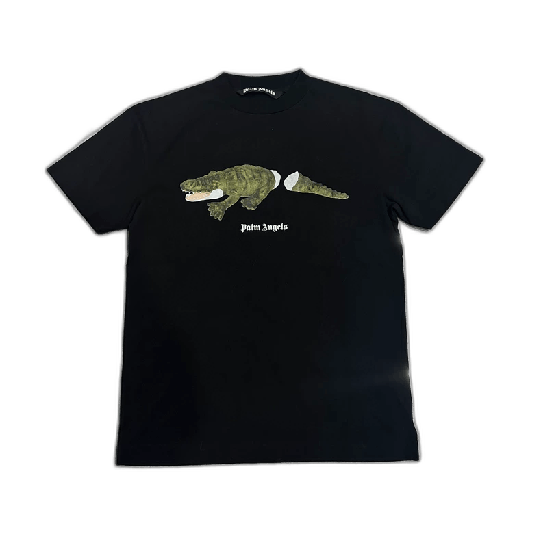 Palm Angels Palm Angels Crocodile Short Sleeve Tee Size US S / EU 44-46 / 1 - 1 Thumbnail