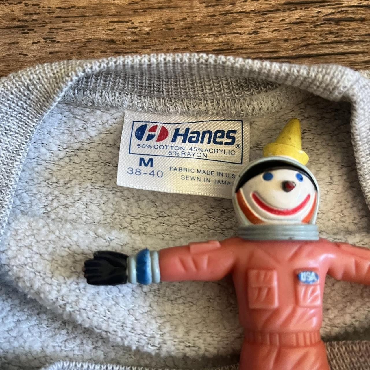 Hanes Vintage 80’s Raglan Sweater Size US M / EU 48-50 / 2 - 3 Thumbnail