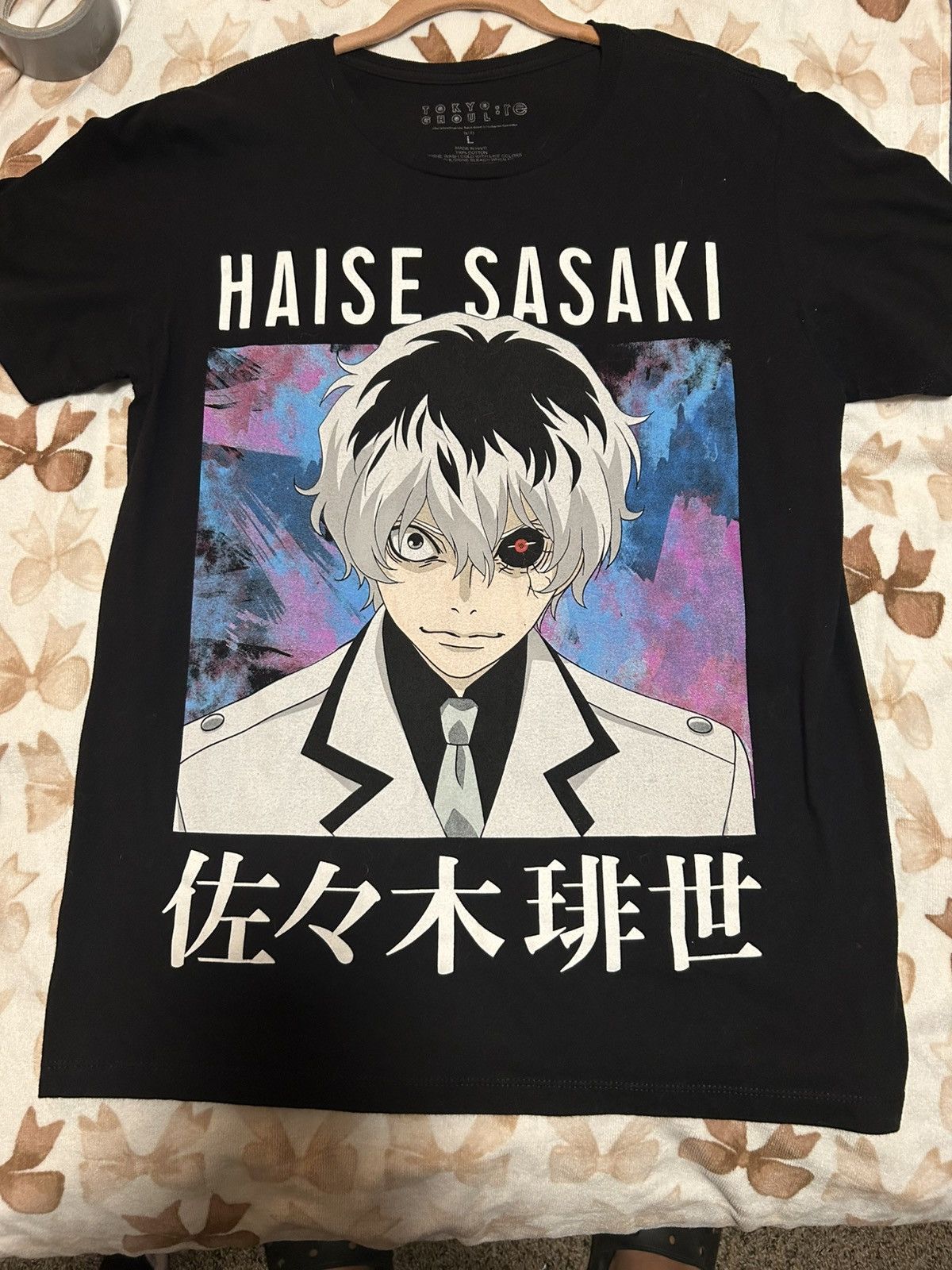 Hot Topic Hot Topic Tokyo Ghoul Ken Kaneki black t-shirt Size US L / EU 52-54 / 3 - 1 Thumbnail