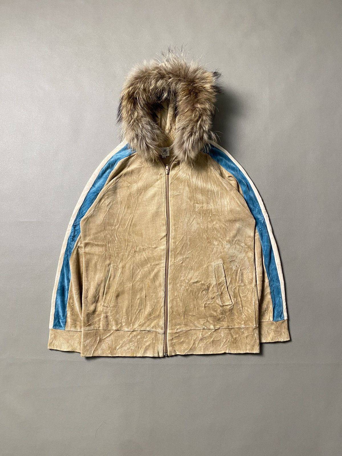 Hysteric Glamour × If Six Was Nine × Le Grande Bleu (L.G.B.) Mejsetic Legon Velvet Faux Fur Hoodie Size US M / EU 48-50 / 2 - 1 Thumbnail