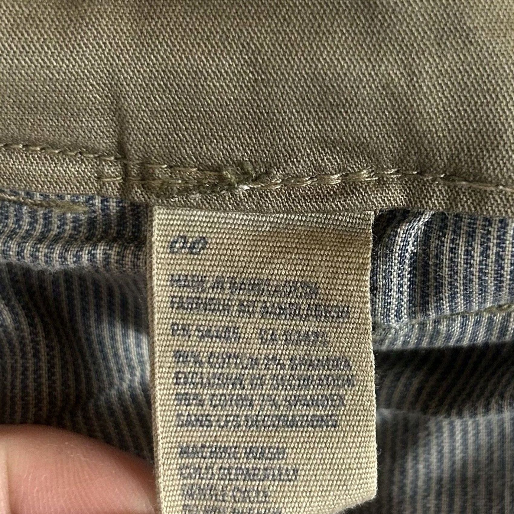 American Eagle Outfitters VINTAGE American Eagle Outfitters Stretch Khaki Ankle Pants Womens 00 Brown Tan Slim Straight 26in Inseam Casual/Everyday Size 25" / US 0 / IT 36 - 4 Thumbnail