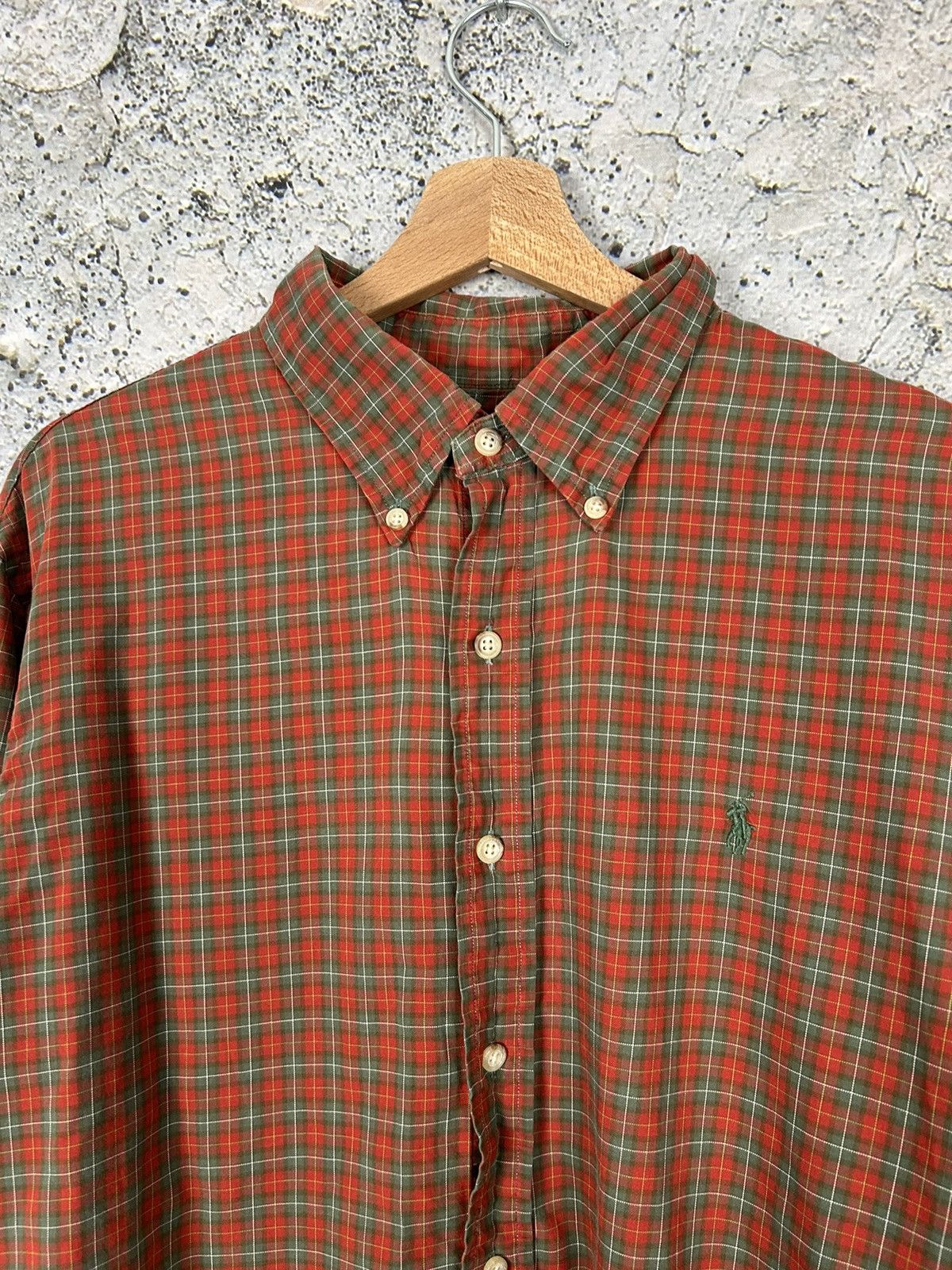 Polo Ralph Lauren Vintage Polo Ralph Lauren Checkerd Shirt Button Ups 90s Size US XL / EU 56 / 4 - 3 Thumbnail