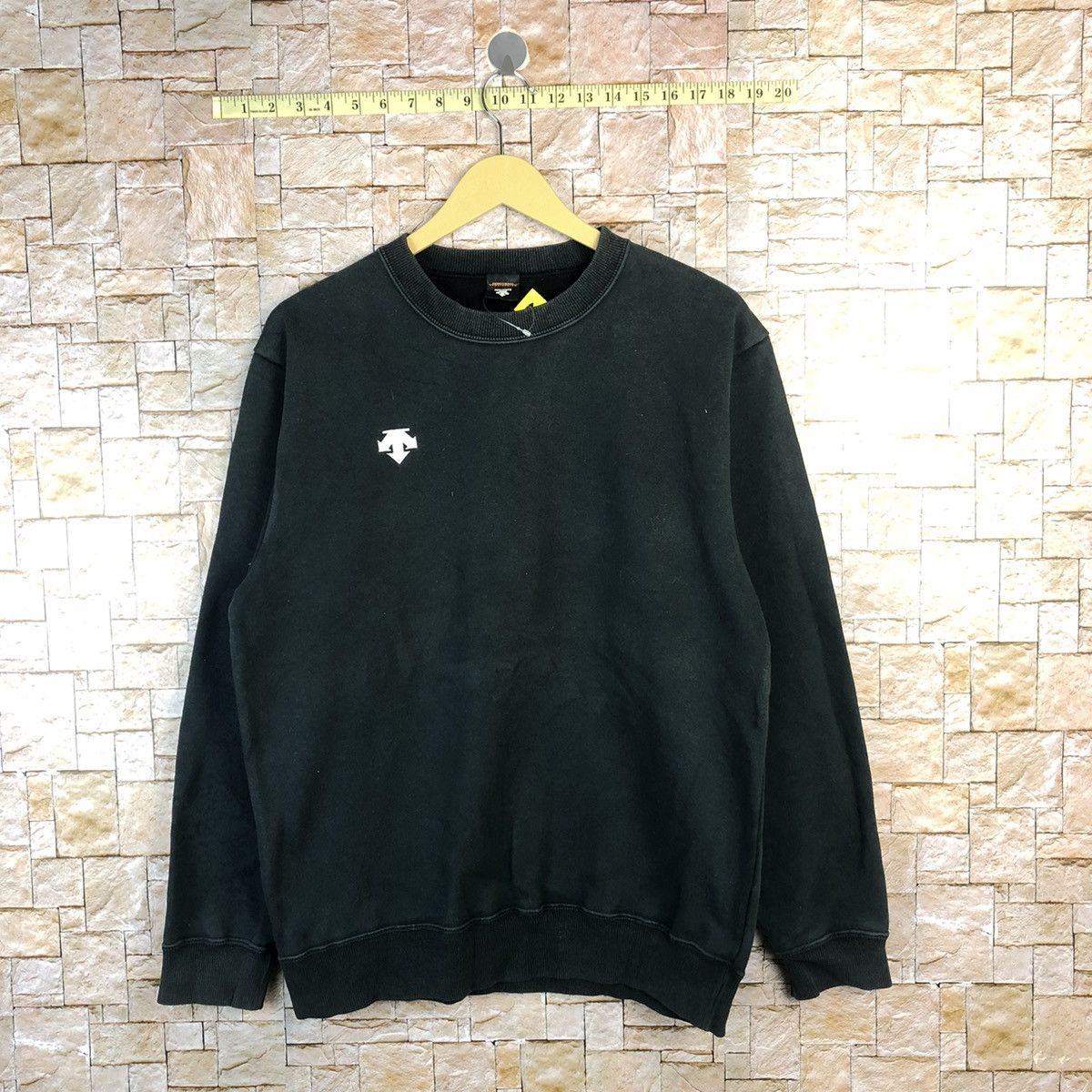 Descente × Vintage Descente vintage Black Sweatshirt #A527 Size US M / EU 48-50 / 2 - 1 Thumbnail