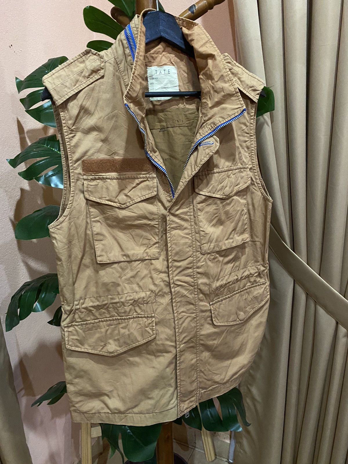 Japanese Brand VINTAGE TATE SLEEVELESS JACKET Size US L / EU 52-54 / 3 - 5 Thumbnail