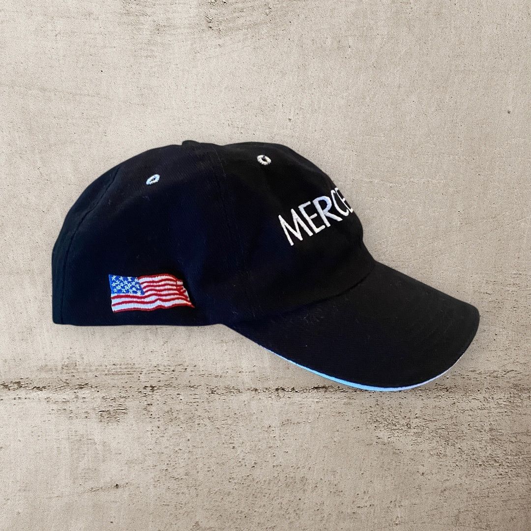 Mercedes-Benz Mercedes Benz Ray Cantena Hat Cap Black Embroidered Size ONE SIZE - 2 Thumbnail