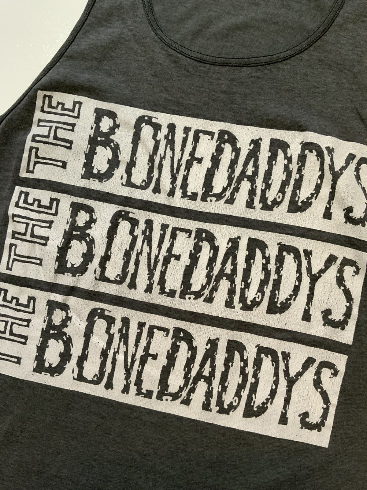 Band Tees × Vintage VTG 80s 90s The BoneDaddy’s Single Stitch Tank Top T-Shirt Size US XL / EU 56 / 4 - 5 Thumbnail