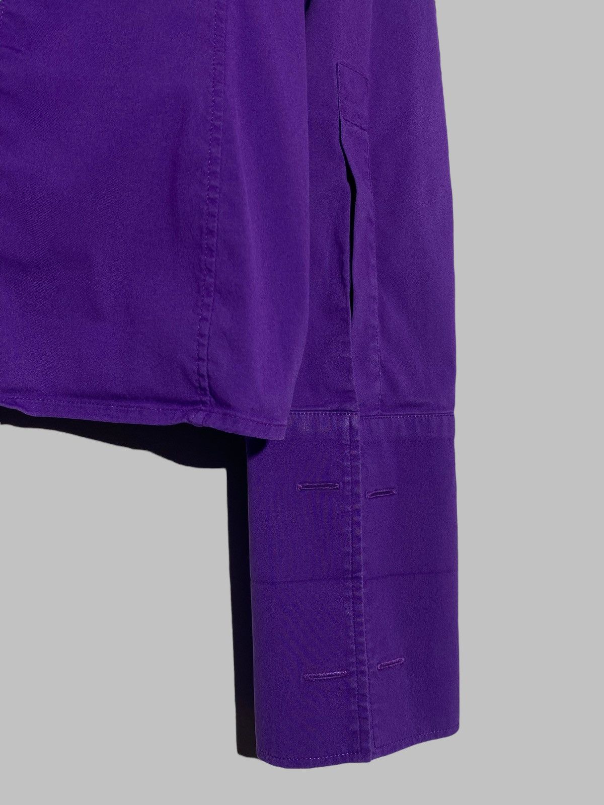 Gucci × Vintage Vintage Gucci Women’s purple Button Up Shirt Size 46 Size L / US 10 / IT 46 - 15 Thumbnail