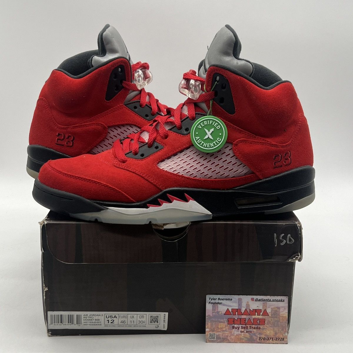 Jordan Brand Air Jordan 5 raging Bull Size US 12 / EU 45 - 1 Thumbnail