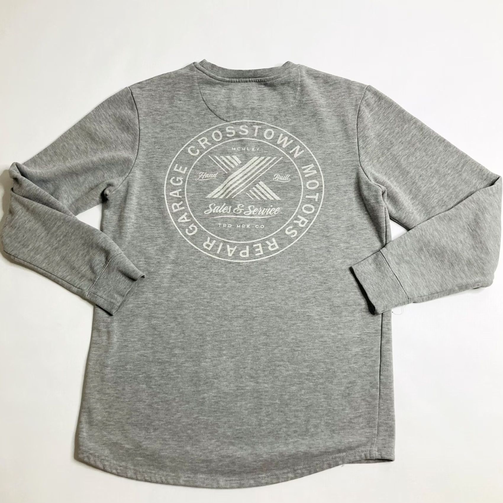 Cotton On COTTON ON Fleece Collection Crewneck Sweatshirt Gray Crosstown Motors Mens M Size US M / EU 48-50 / 2 - 3 Thumbnail
