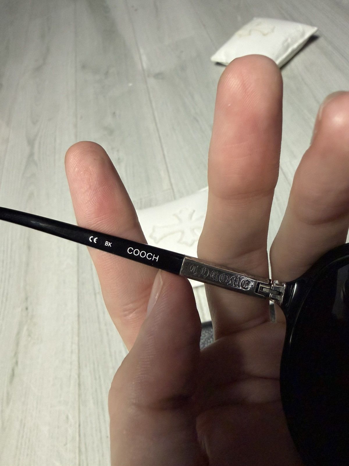 Chrome Hearts Chrome Hearts “Cooch” Cross Sunglasses Size ONE SIZE - 12 Thumbnail