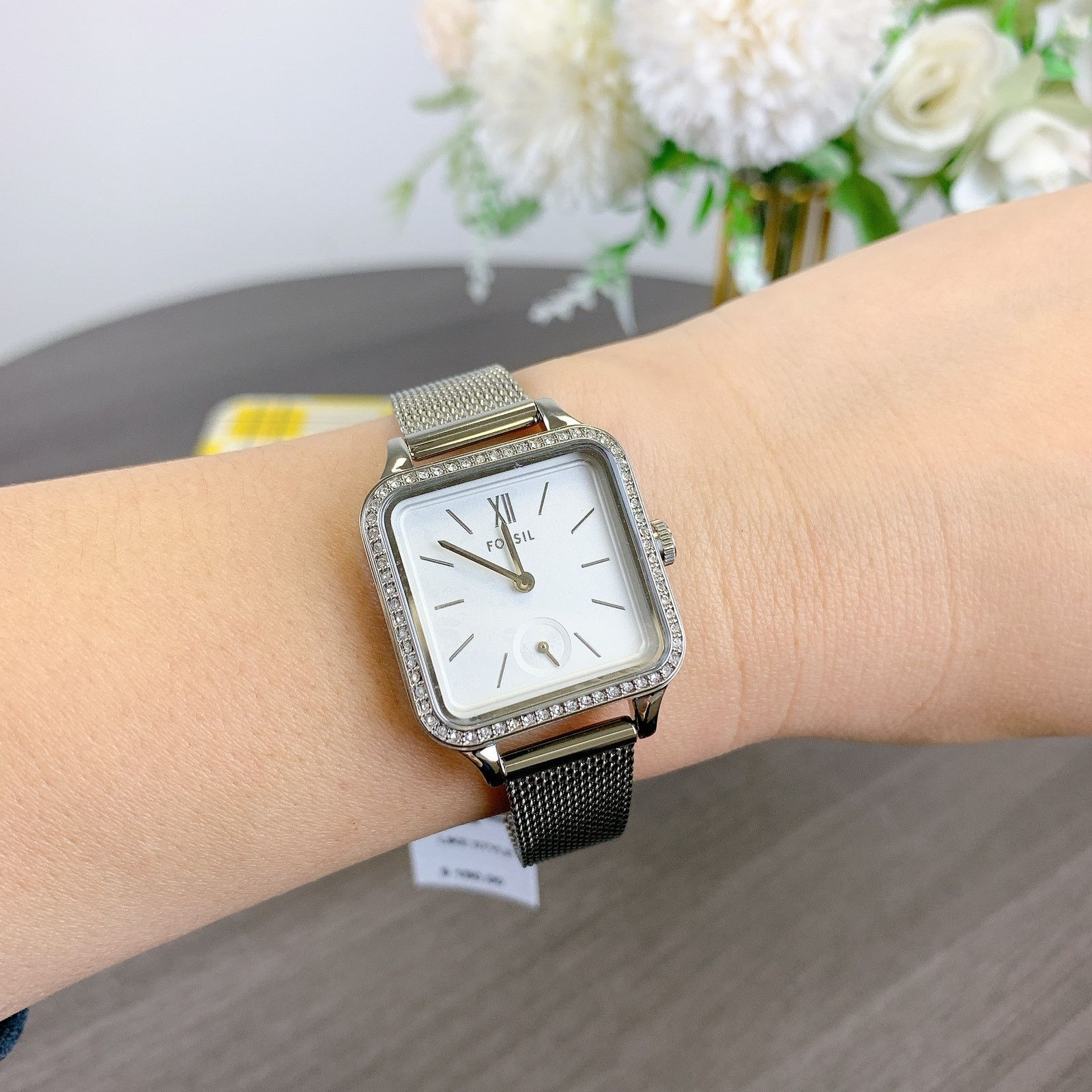Fossil Fossil BQ3970 Colleen Three-Hand Stainless Steel Mesh Watch Size ONE SIZE - 3 Thumbnail