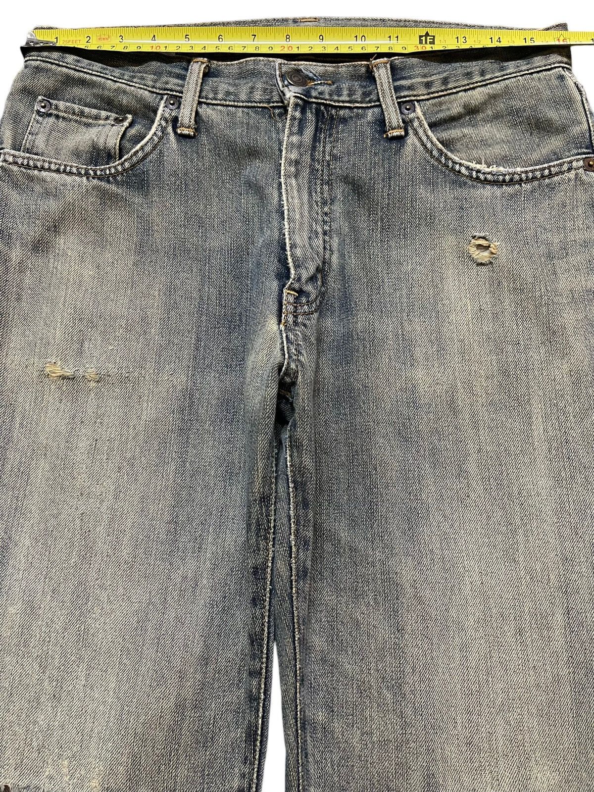 Edwin Vintage Edwin Faded Wash Distressed Loose Jeans Size US 32 / EU 48 - 13 Thumbnail