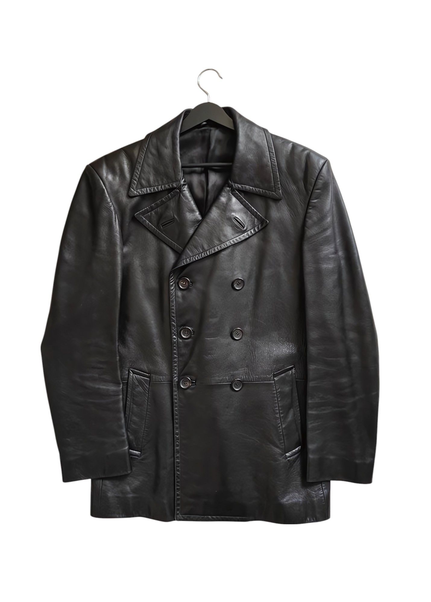 ジャケット・アウター 00s GUCCI by Tom ford 3D Leather Jacket GUCCI BY TOM FORD LEATHER & FOX FUR JACKET 2003