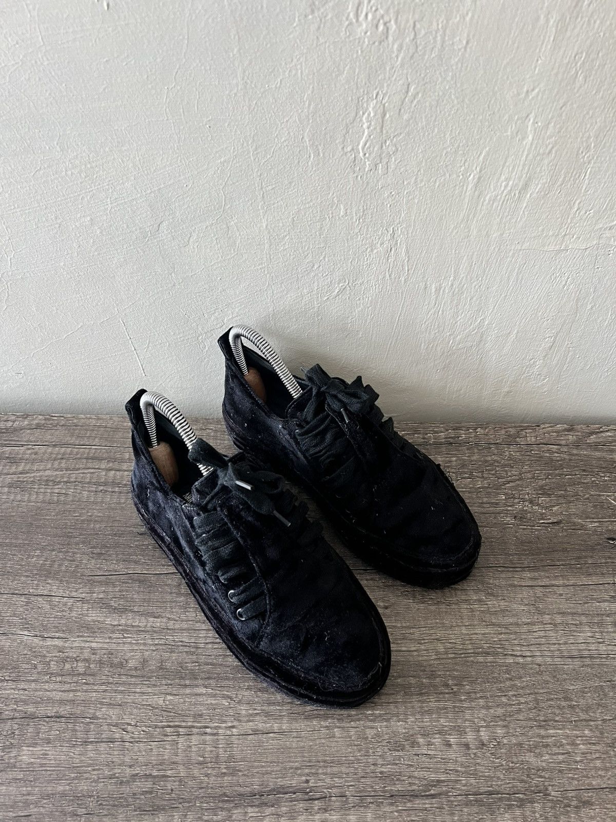 Ann Demeulemeester SCAMOSCIATO VELVET SNEAKERS Size US 6 / IT 36 - 4 Thumbnail