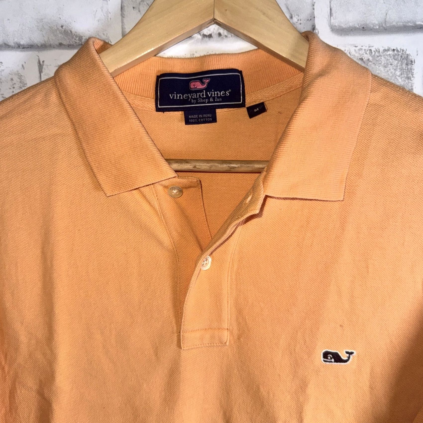 Vineyard Vines Vineyard Vines Polo Shirt Size M Orange Mens Size US M / EU 48-50 / 2 - 2 Thumbnail
