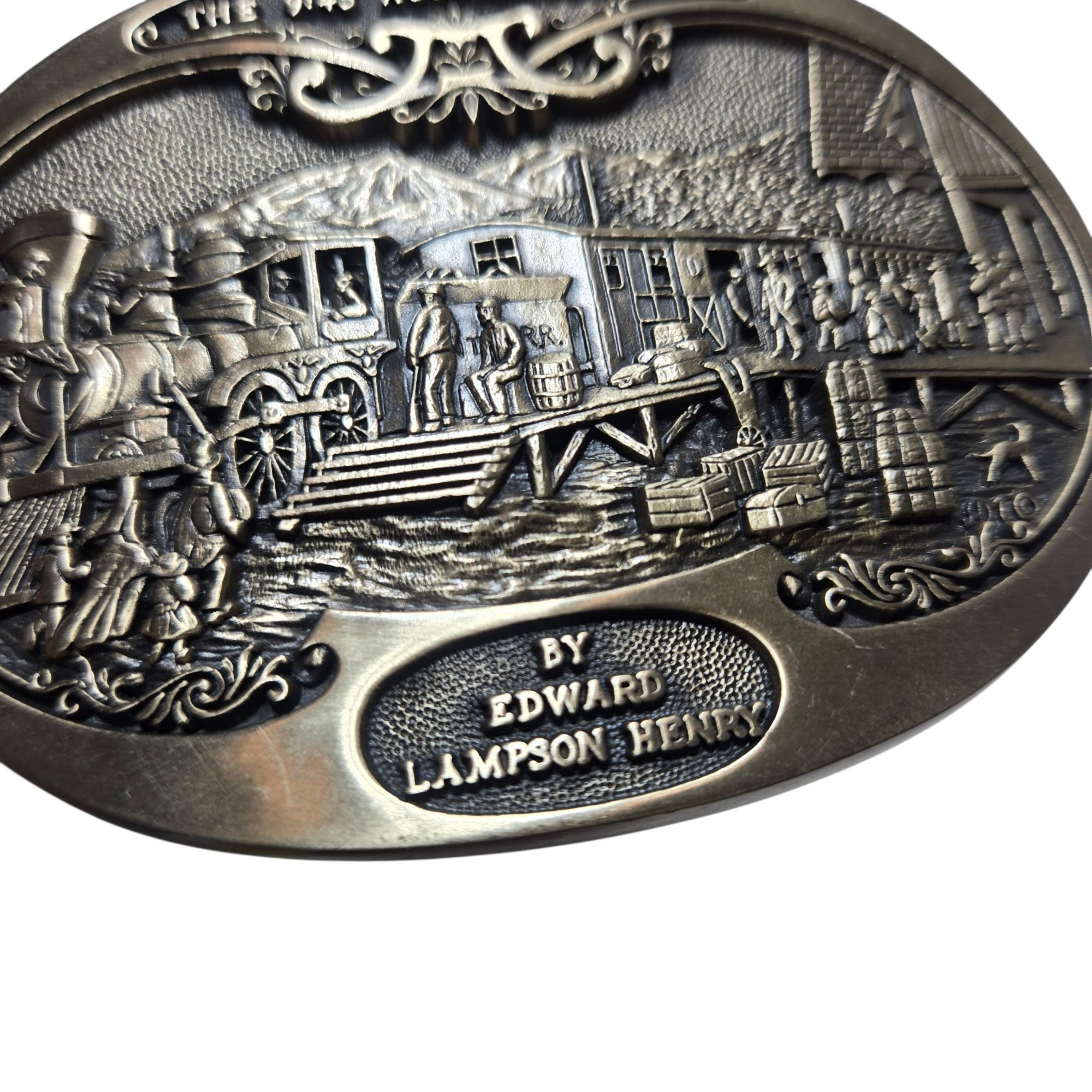 Other 9:45 Accommodation Belt Buckle Edward Lamson Henry American Size ONE SIZE - 17 Thumbnail