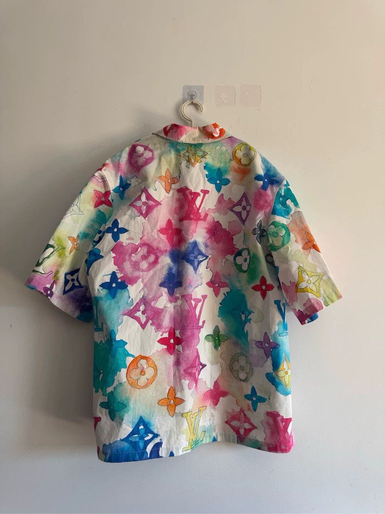 Louis Vuitton Louis Vuitton Short Sleeve Shirt with Full Ink Printing shi Size US L / EU 52-54 / 3 - 2 Thumbnail