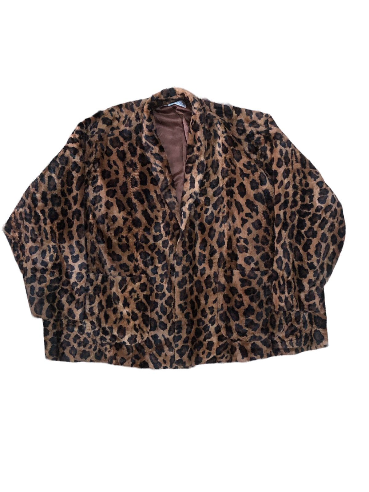 Norma Kamali Norma Kamali Leopard Button less jacket Size M / US 6-8 / IT 42-44 - 1 Thumbnail