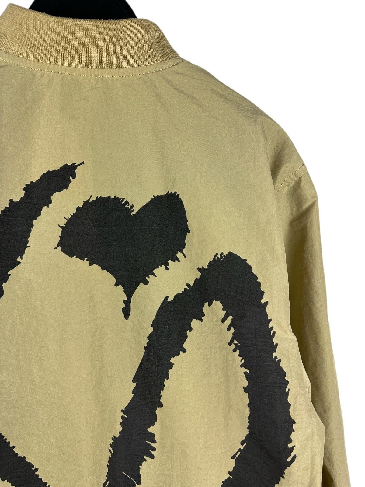 H&M × The Weeknd × XO H&M x The Weeknd XO Big Logo Beige Bomber Jacket Size US S / EU 44-46 / 1 - 3 Thumbnail