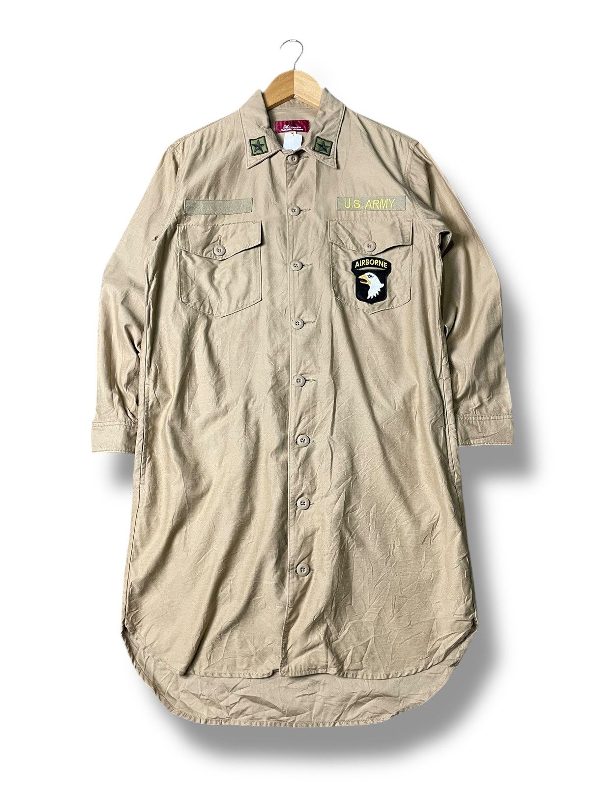 Avirex × Japanese Brand × Vintage AVIREX US ARMY Long Dress Jacket (100) Size M / US 6-8 / IT 42-44 - 1 Thumbnail