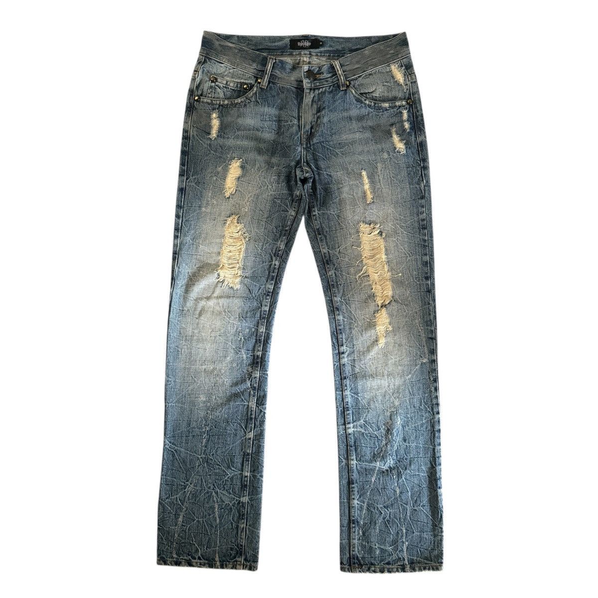 If Six Was Nine Distressed Ripped Japanese Jeans Size US 32 / EU 48 - 1 Thumbnail