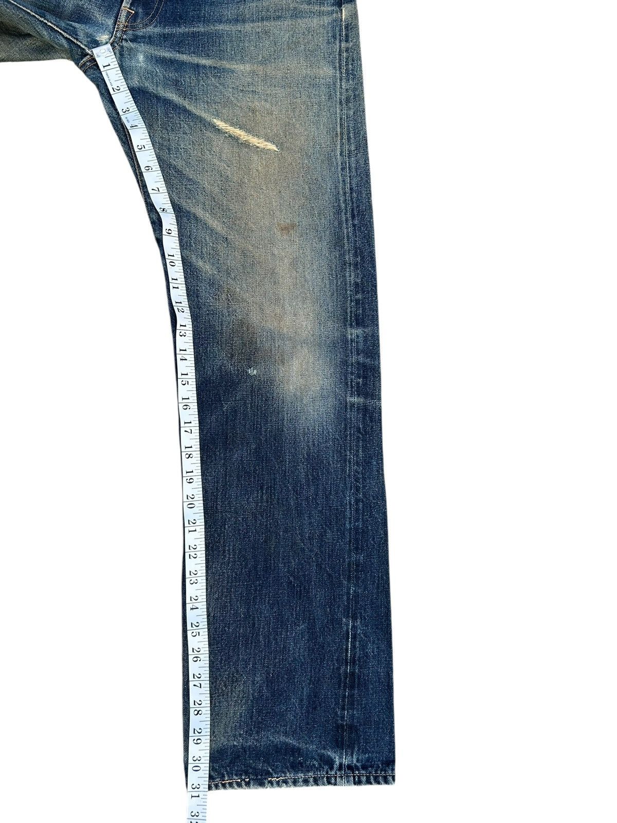 Kapital Thrashed Vintage Studio Dartisan Selvedge Denim Jeans Size US 31 - 25 Thumbnail